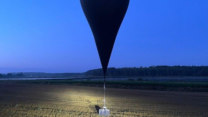 Jeden z białoruskich balonów, który naruszył przestrzeń powietrzną Litwy