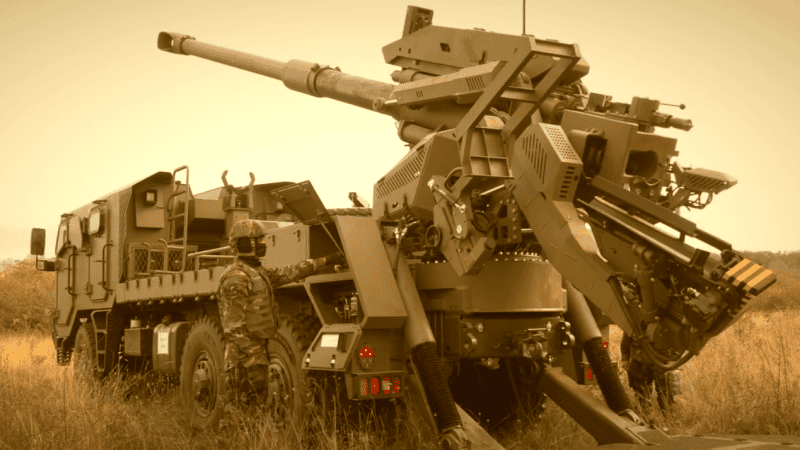 Mołdawska armatohaubica ATMOS 2000.