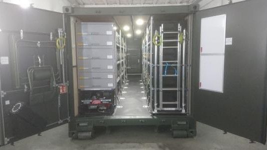 Mobilny system przechowywania uzbrojenia oferowany przez prywatną firmę KAFAR (Zdjęcie podglądowe)
