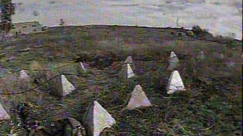 Zdjęcie opublikowane przez ukraińską Brygadę dronów Ptaki Madziara z ironicznym tytułem „Uzdrowisko Zęby Smoka”