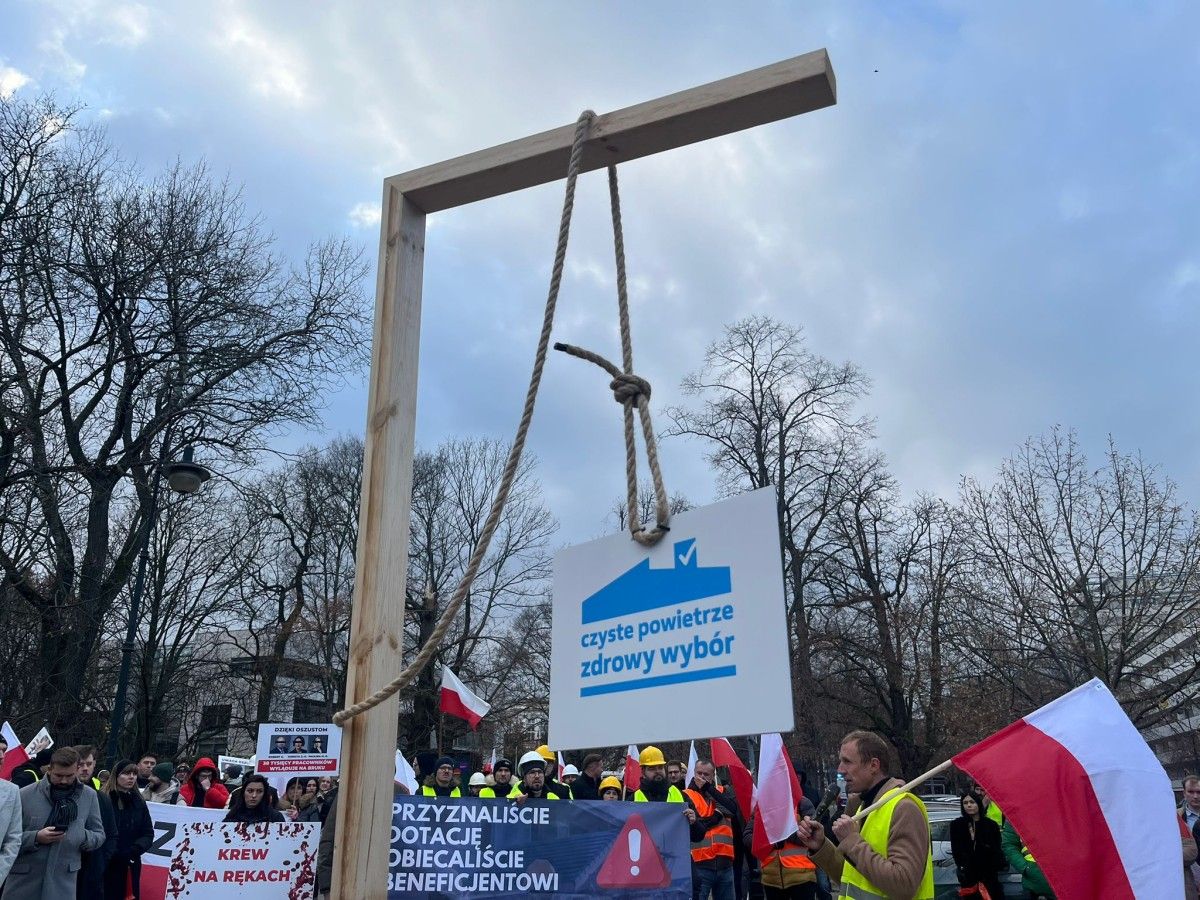 Beneficjenci „Czystego Powietrza” protestują. „Chcemy tylko odzyskać nasze pieniądze”