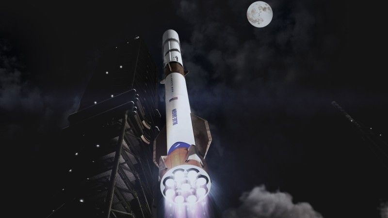 Blue Origin, New Glenn, rakieta, Jeff Bezos, kosmos, technologie