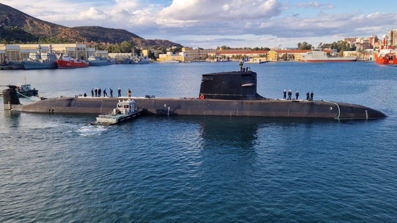 Hiszpański okręt podwodny Narciso Monturiol