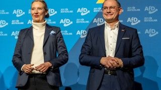 Liderzy AfD - Alice Weidel i Tino Chrupalla