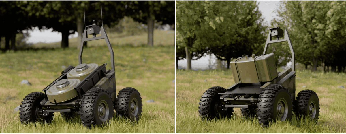 Z ziemi ukraińskiej do polskiej. Lądowe roboty