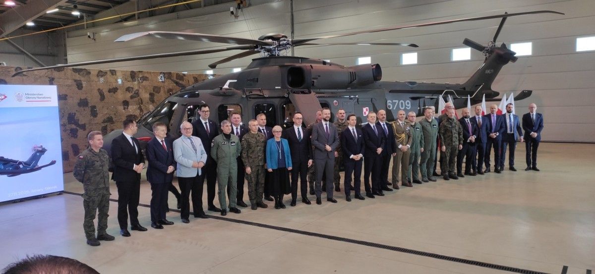 Polska odebrała pierwszy śmigłowiec AW149 wyprodukowany na krajowej linii produkcyjnej