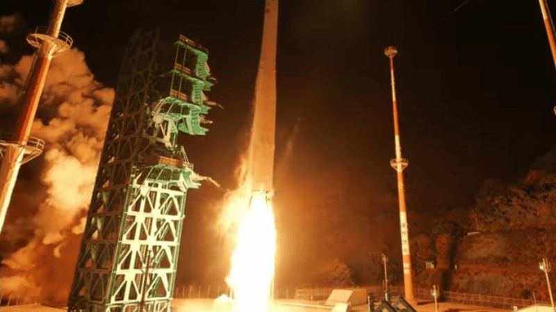 Moment startu rakiety Nuri z 26 listopada br.