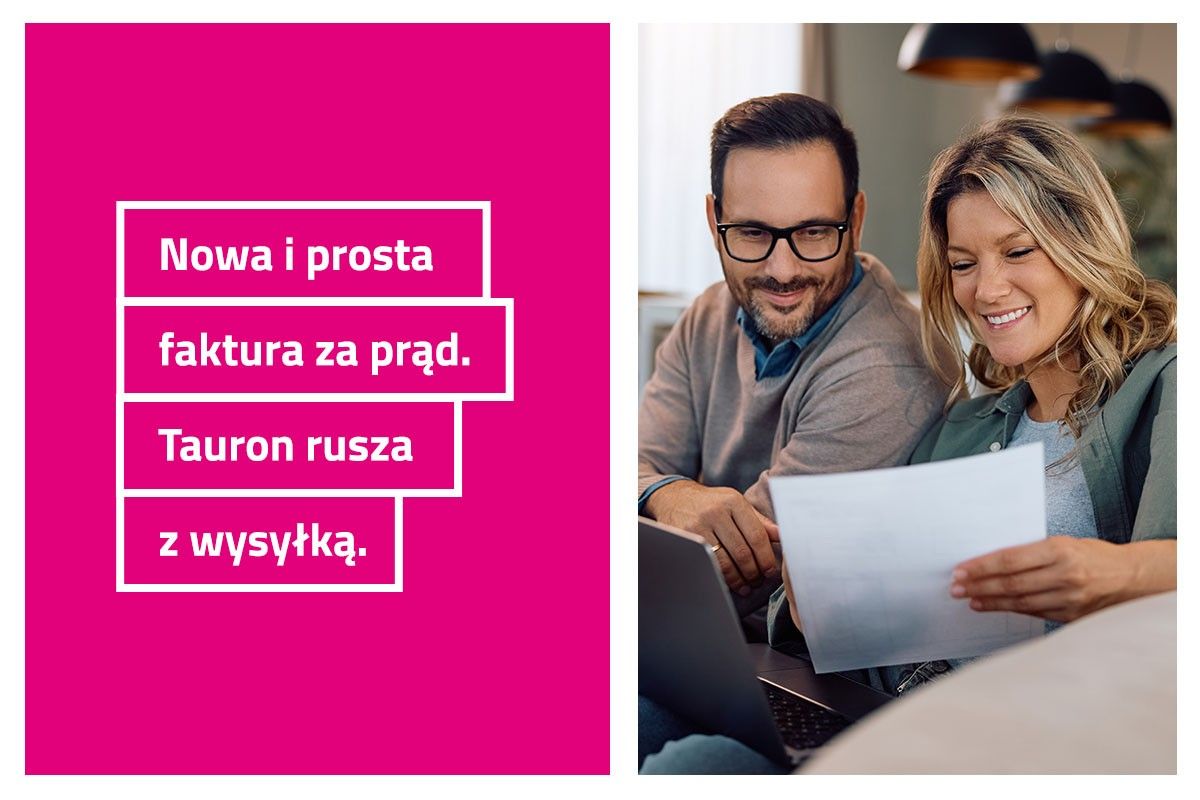 Nowa i prosta faktura za prąd. Tauron rusza z wysyłką