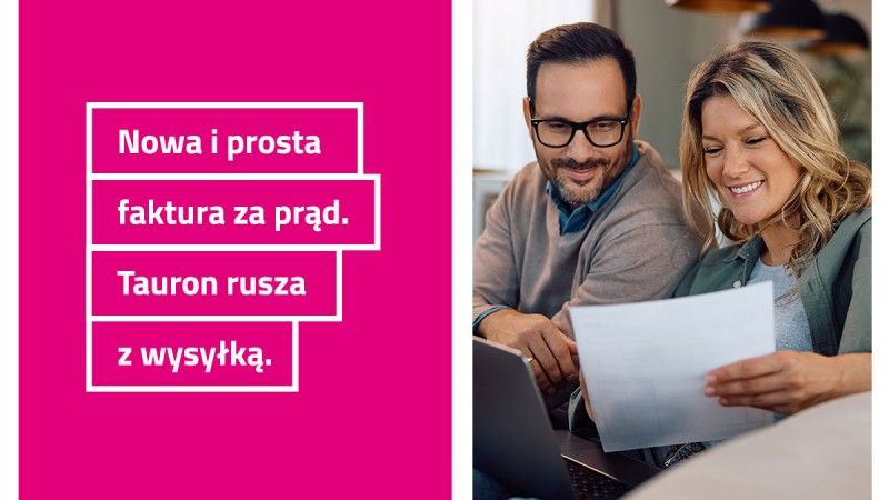 Nowa i prosta faktura za prąd. Tauron rusza z wysyłką.