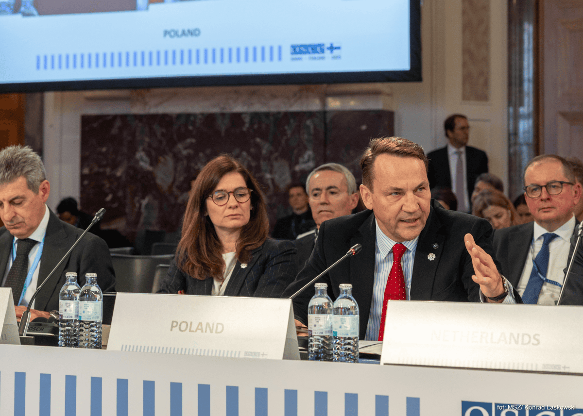 Sikorski na forum OBWE o Rosji