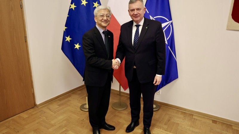 Wiceminister obrony narodowej Paweł Bejda z Ambasadorem Republiki Korei Jun Joul Tae