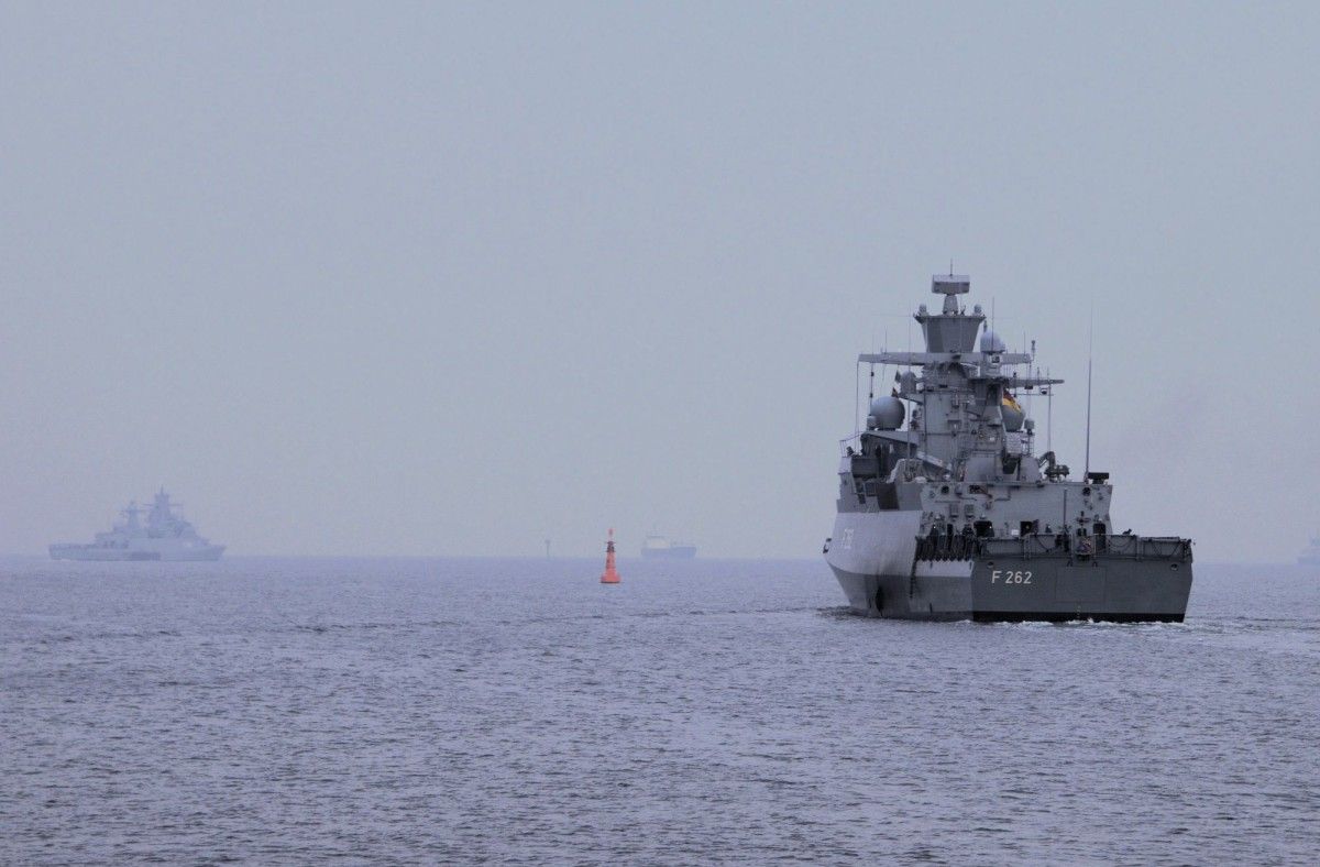 Trzy korwety Deutsche Marine w Gdańsku