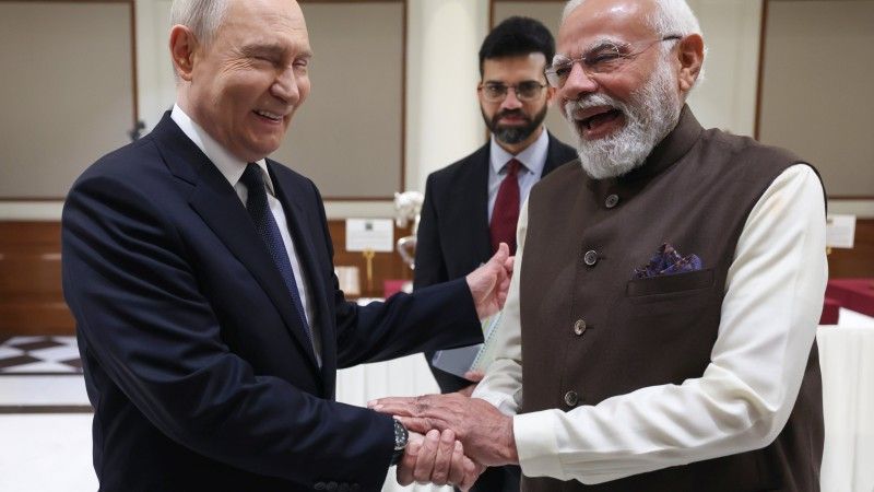 Władimir Putin i premier Indii Narendra Modi.