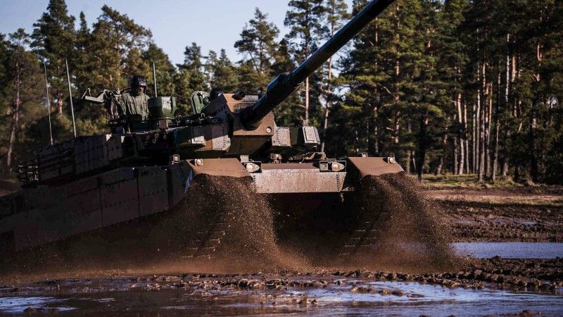 Czołg K2GF należący do 15. Giżyckiej Brygady Zmechanizowanej.