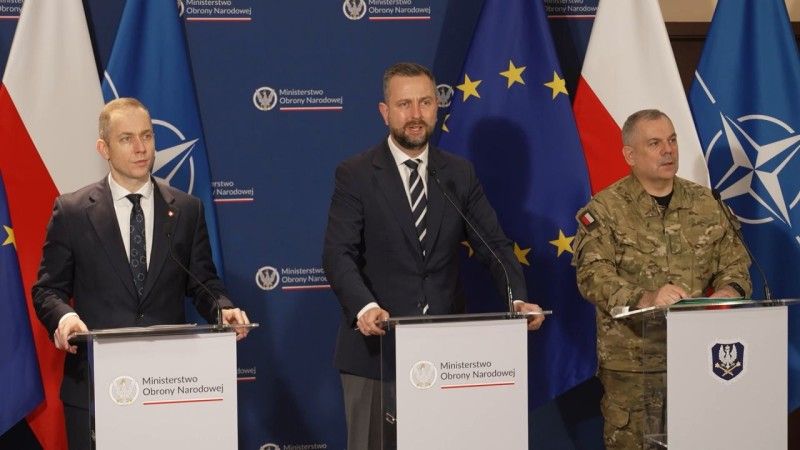 Minister Obrony Narodowej Sekretarz Stanu, Szef Sztabu Generlanego, Władysłąw Kosiniak-Kamysz, Cezary Tomczyk,  gen. Wiesłąw Kukuła