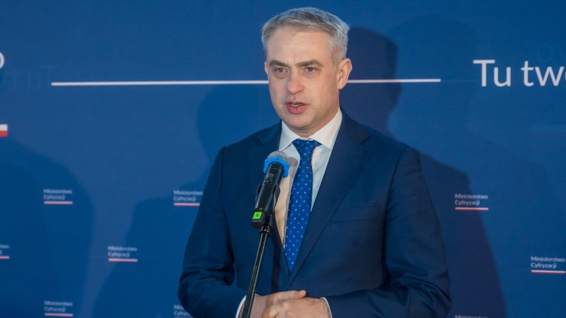 Wicepremier i minister cyfryzacji Krzysztof Gawkowski