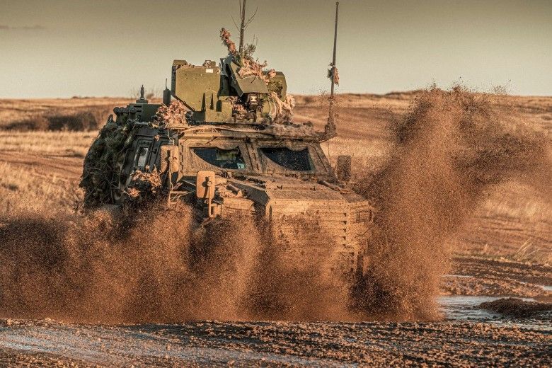 Węgierski pojazd Gidrán 4×4 podczas ćwiczeń BREAKTHROUGH 2025.