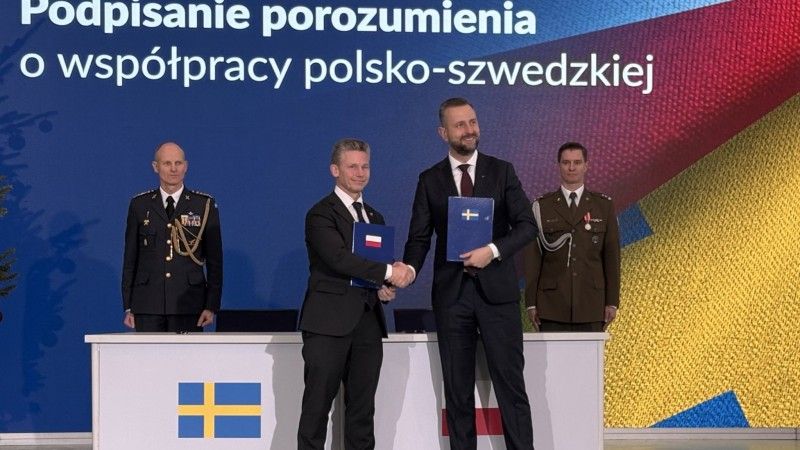 Podpisanie umowy międzyrządowej Polski i Szwecja