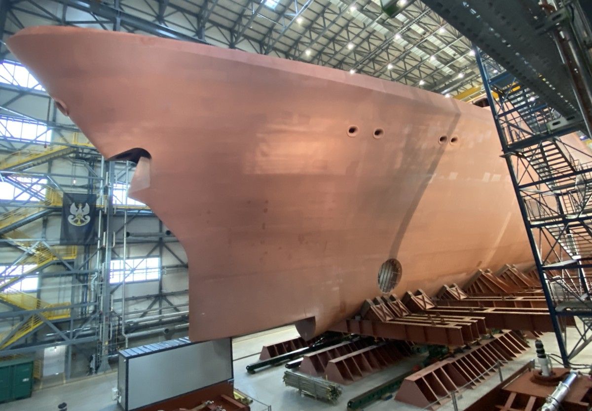 Kadłub Wichra rośnie [FOTO]