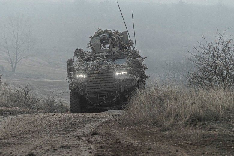 Węgierski pojazd Gidrán 4×4 podczas ćwiczeń BREAKTHROUGH 2025.