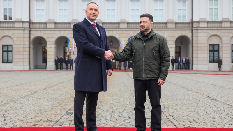 Zełenski, Nawrocki, prezydent, polska, Ukraina