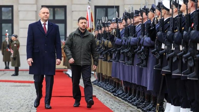 Prezydenci Karol Nawrocki i Wołodymyr Zełenski