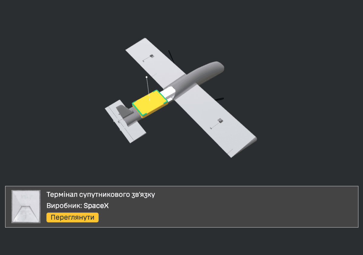 Starlinki w rosyjskich dronach Molniya-2P