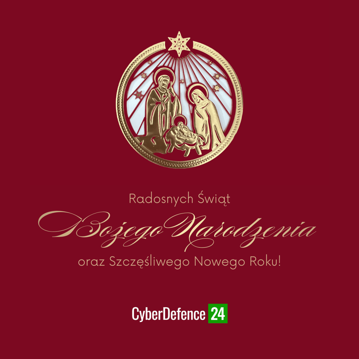 Wesołych Świąt życzy CyberDefence24