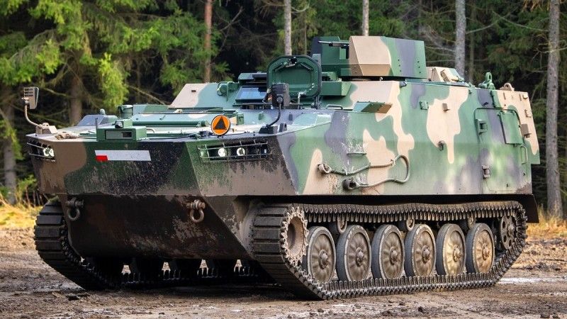 Trenażer Wozu Dowódczo-Sztabowego na bazie Lekkiego Pojazdu Gąsienicowego.