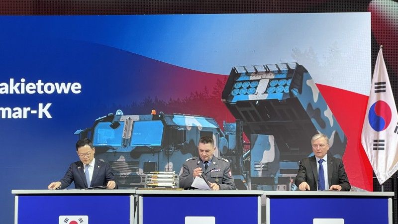 Podpisanie umowy na pociski rakietowe do systemu Homar-K
