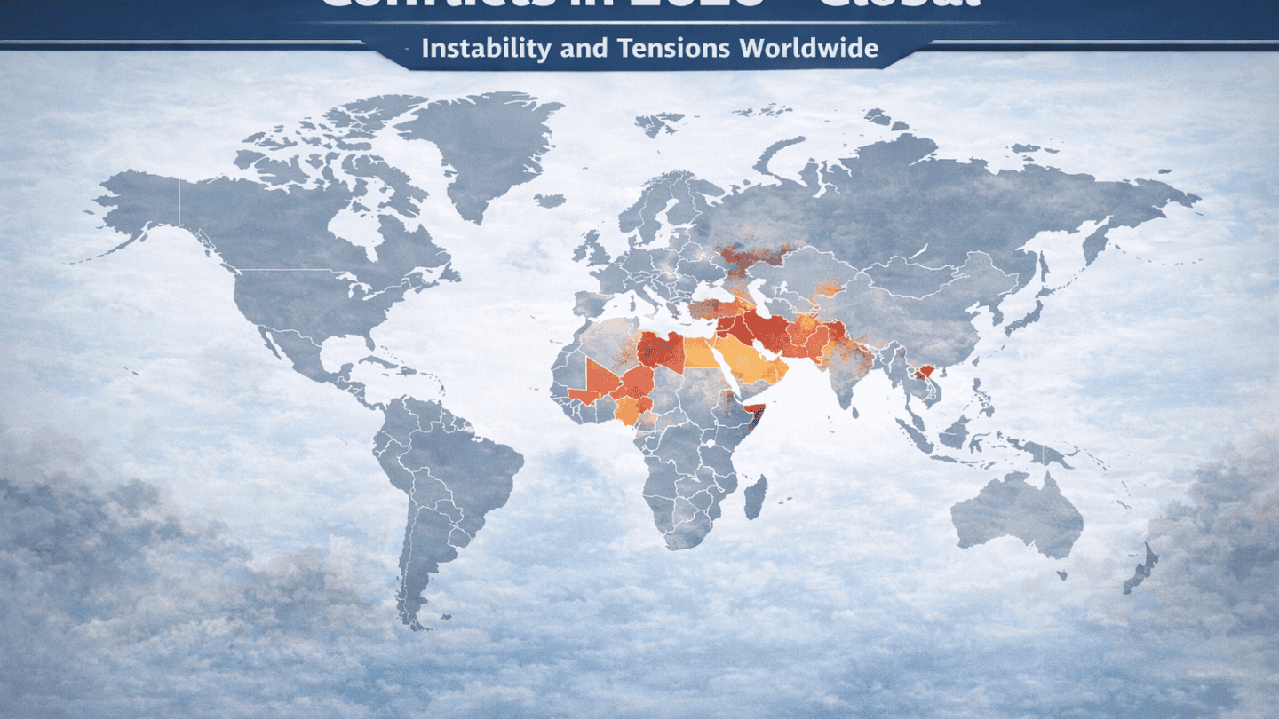 Global conflict hotspots in 2026