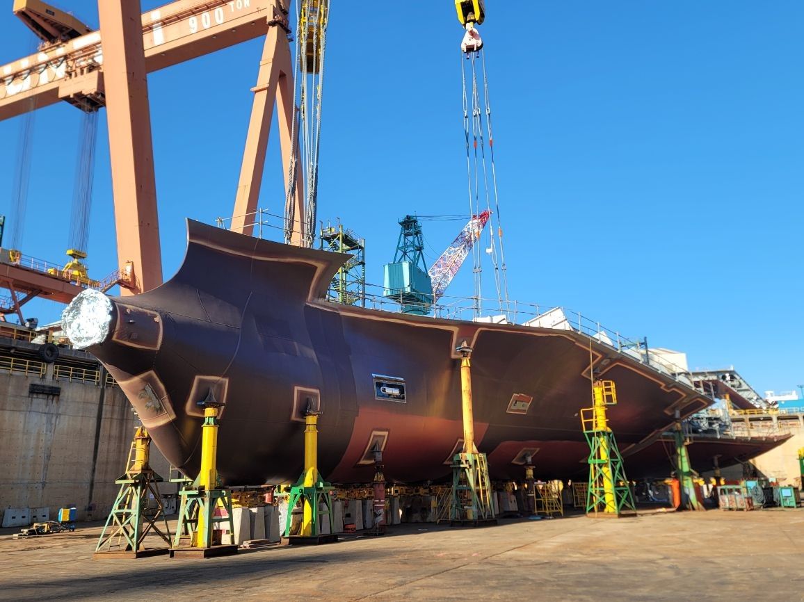 Położono stępkę pod pływający terminal FSRU