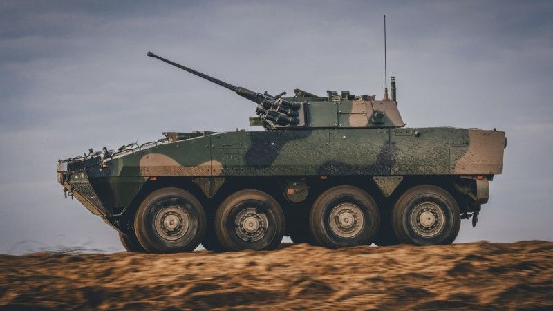 KTO Rosomak należący do 12. Brygady Zmechanizowanej.