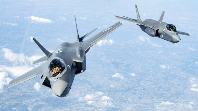 Myśliwce F-35A Gwardii Narodowej stanu Vermont