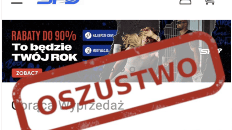 W ostatnim czasie obserwowana jest fala fałszywych reklam sugerujących promocje m.in. w sklepie SFD.