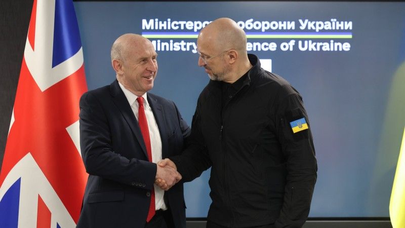 John Healey Szmyhal Ukraina Wielka Brytania