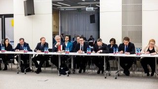 Przedstawiciele ministerstwa energii podczas rozmów ze swoimi słowackimi odpowiednikami.