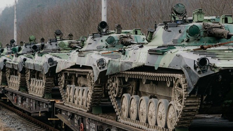 Czeskie bojowe wozy piechoty BVP-2.