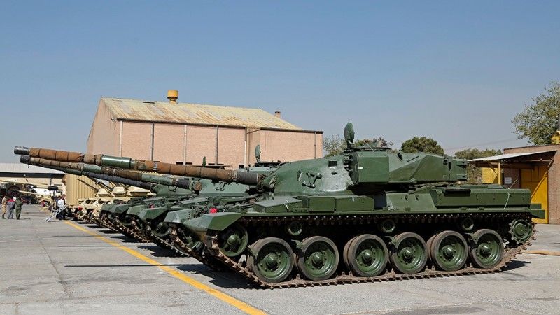 Irańskie czołgi Chieftain/Mobarez.