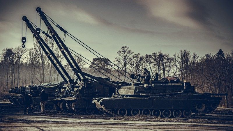 Szkolenie załóg i mechaników 18. Dywizji Zmechanizowanej z obsługi i napraw czołgów M1 Abrams w ramach programu Abrams Academy.