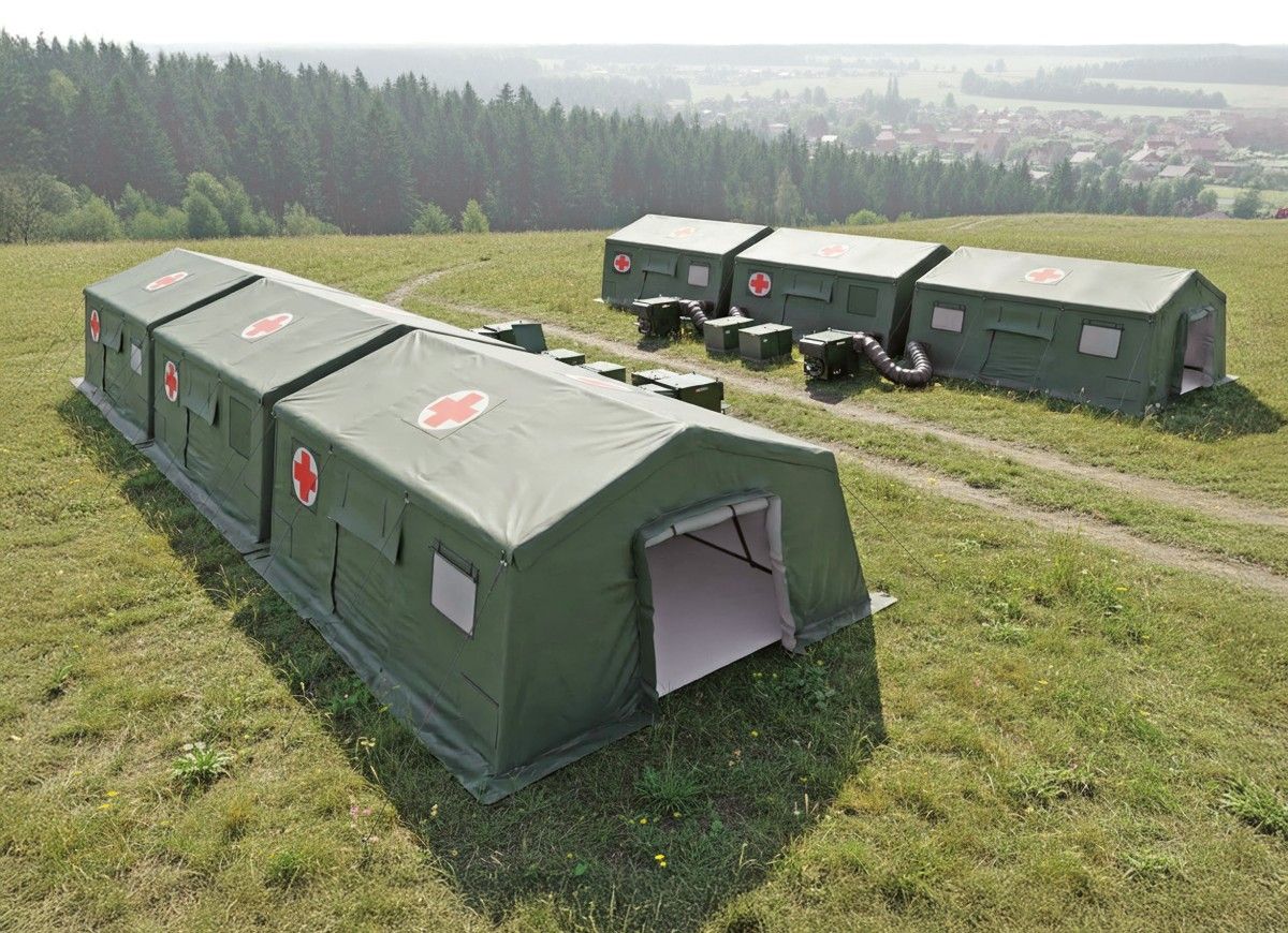Wojsko inwestuje w nowoczesne polowe placówki medyczne.