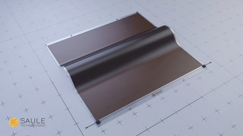 Moduł perowskitowy Saule Technologies.