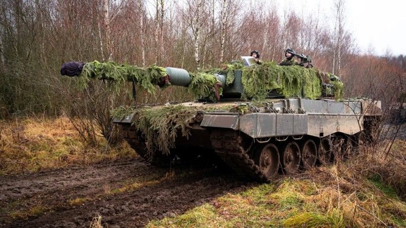 Czeski czołg podstawowy Leopard 2A4.