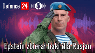 montaż graficzny - Jeffrey Epstein w rosyjskim mundurze