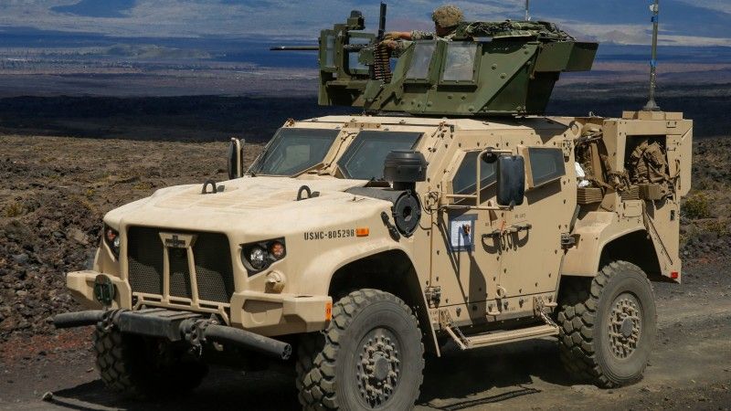 Samochód opancerzony M1278 JLTV.