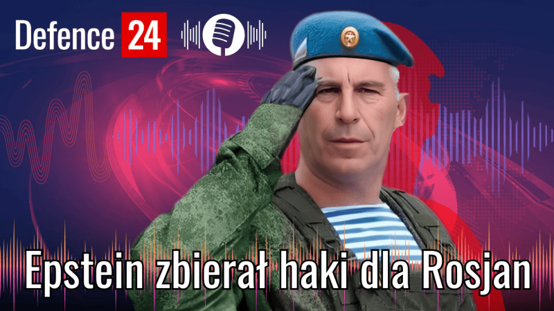 montaż graficzny - Jeffrey Epstein w rosyjskim mundurze