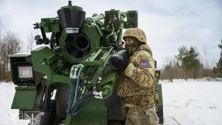 Ukraińska armatohaubica CAESAR Mark I należąca do 147. Samodzielnej Brygady Artylerii.