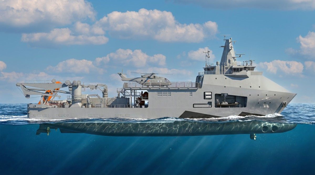 Ważny krok do okrętu ratowniczego. Stępka położona [FOTO]