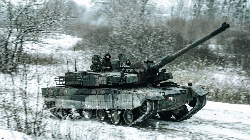 Czołg podstawowy K2GF należący do 16. Dywizji Zmechanizowanej.