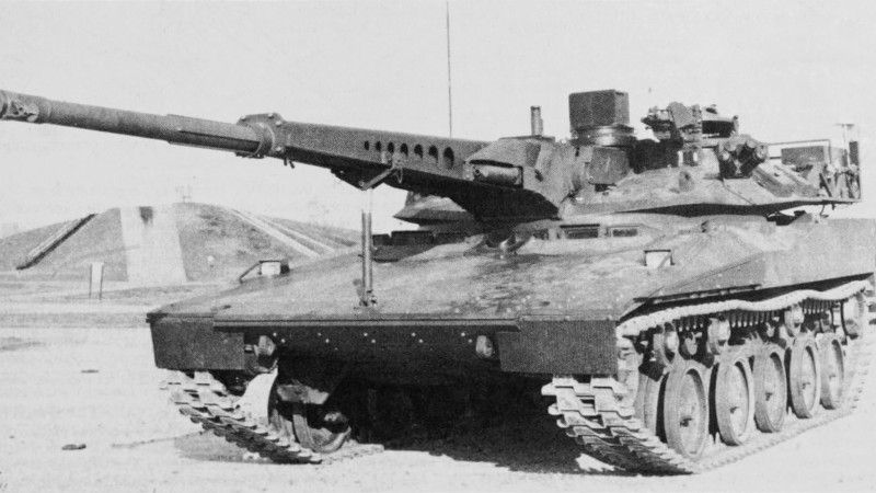 Prototyp lekkiego eksperymentalnego czołgu HSTV-L.